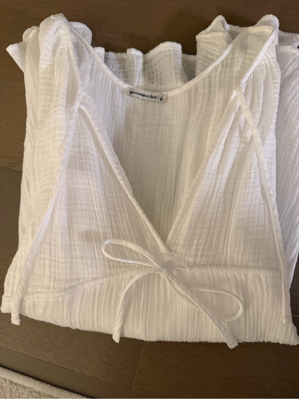 Abercrombie & Fitch White Beach Cover Up